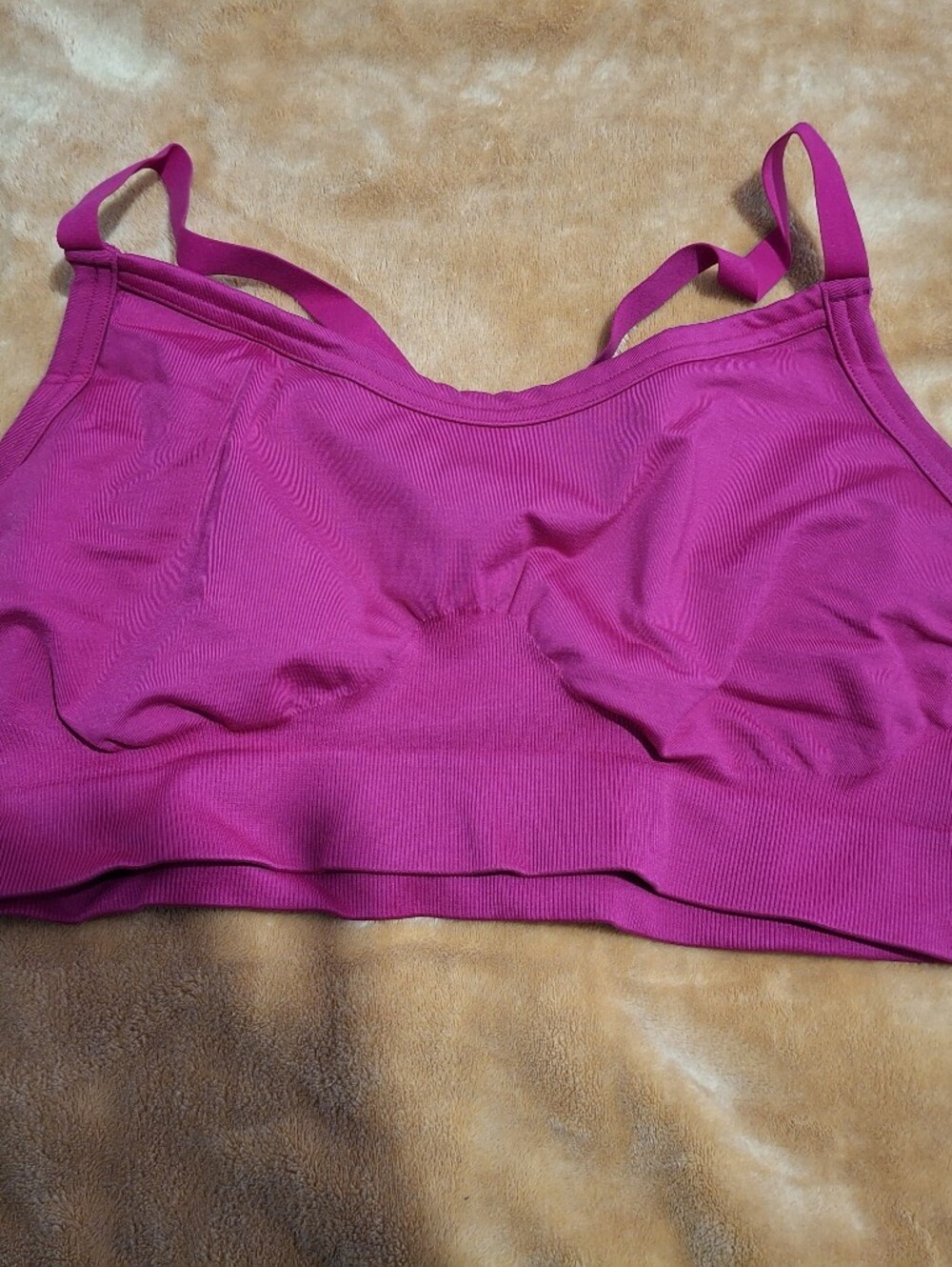Gymshark Seamless Deep Red Sports Bralette